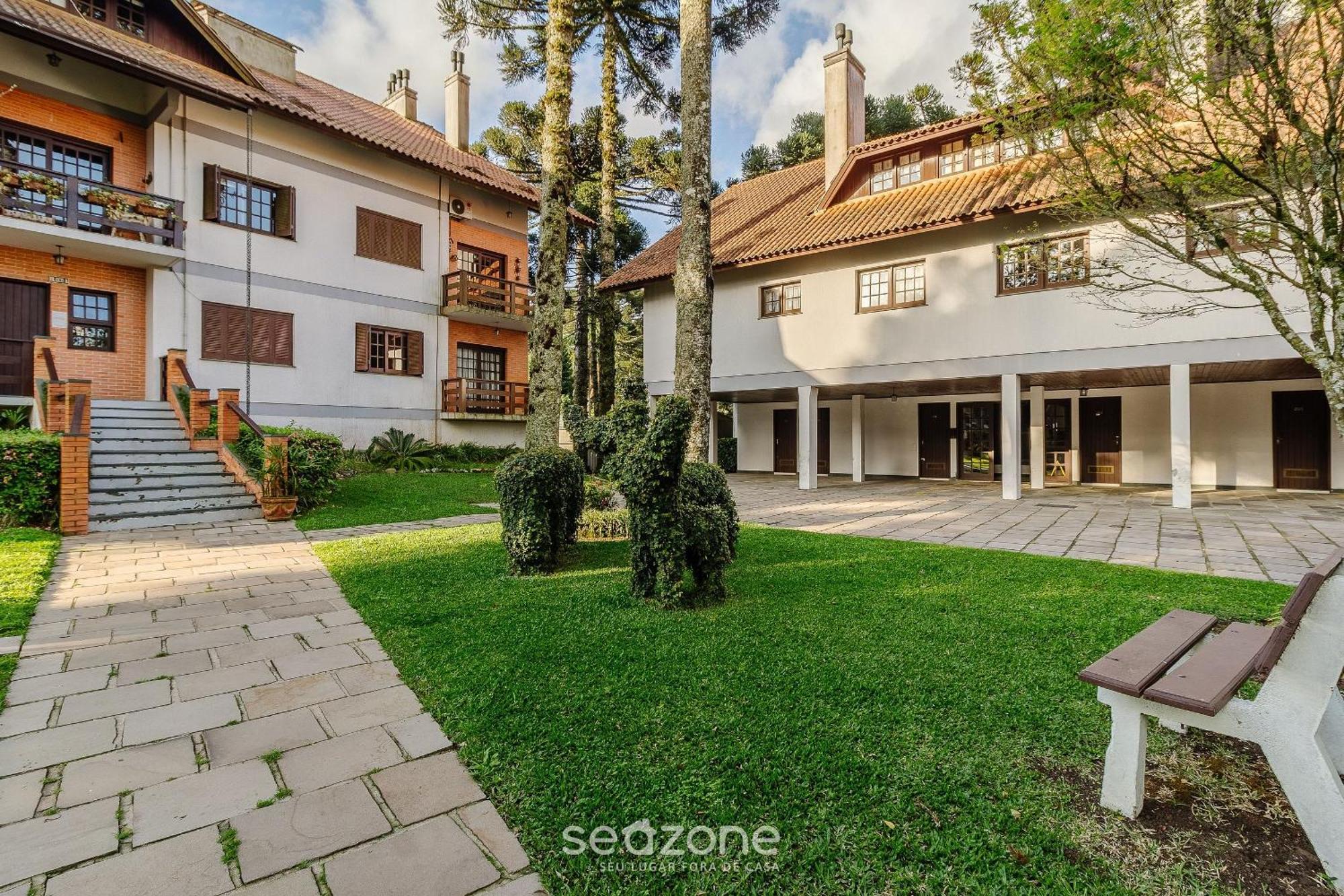 Apto Duplex C/ Lareira 100M Do Lago Negro Rln204 Gramado Exterior foto
